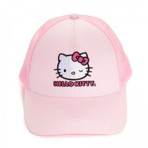 Sanrio Hello Kitty Winking Accessories Trucker Hat USA | SQJLT-0485