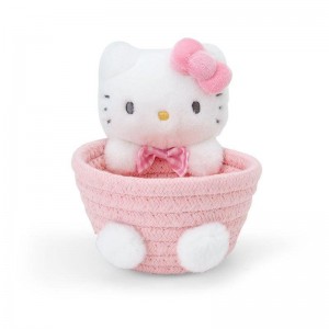 Sanrio Hello Kitty Woven Rope Storage (Multi) Sanrio Characters Basket USA | ISNBZ-8430