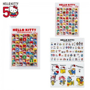 Sanrio Hello Kitty and(Hello, Everyone! Series) Sanrio Characters Sticker Set USA | ISXCA-5648