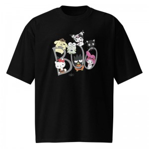 Sanrio Hello Kitty and Friends Boo Oversized Apparel Tee USA | QNBPV-1437