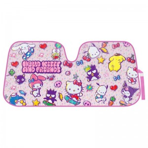 Sanrio Hello Kitty and Friends Car (Kawaii Fun) Sanrio Characters Sun Shade USA | JZHPL-0357