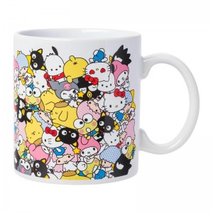 Sanrio Hello Kitty and Friends Ceramic (Bunch Hug) Sanrio Characters Mug USA | LRMTV-9463