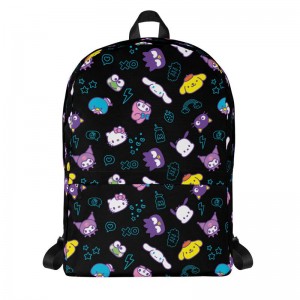 Sanrio Hello Kitty and Friends Electric Doodle All-over Print Sanrio Characters Backpack USA | RTXMB-9845