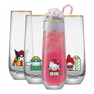 Sanrio Hello Kitty and Friends Holiday Stemless Sanrio Characters Flutes USA | HLVXT-4916