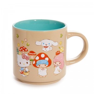 Sanrio Hello Kitty and Friends Mushroom Ceramic Sanrio Characters Mug USA | EDZJP-8106