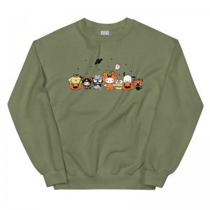 Sanrio Hello Kitty and Friends Pumpkin Costumes Classic Apparel Crewneck Sweatshirt USA | FKNGJ-1369