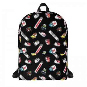 Sanrio Hello Kitty and Friends Sushi Time All-over Print Sanrio Characters Backpack USA | XSCNL-9435