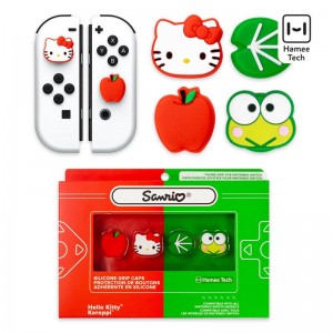 Sanrio Hello Kitty and Friends Switch Grips (Hello Kitty + Keroppi) Sanrio Characters Caps USA | JYXPV-3269