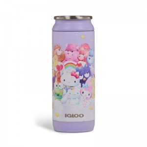 Sanrio Hello Kitty and Friends x Care Bears Igloo 16 Oz Can Sanrio Characters Cooler USA | IEOSL-6719