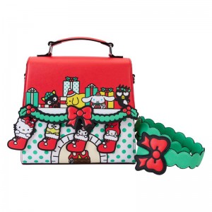 Sanrio Hello Kitty and Friends x Loungefly Winter Wonderland Sanrio Characters Crossbody Bag USA | QXLGP-2789