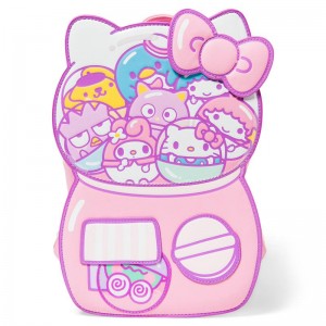 Sanrio Hello Kitty and Friends x Loungefly Gumball Machine Mini Sanrio Characters Backpack USA | KASFG-0291