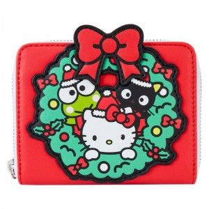 Sanrio Hello Kitty and Friends x Loungefly Winter Wonderland Zip Sanrio Characters Wallet USA | AOTVR-5742