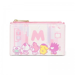 Sanrio Hello Kitty and Friends x Loungefly Kawaii All-Over Print Sanrio Characters Wallet USA | PYKFU-2970