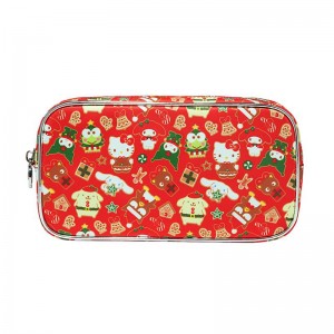 Sanrio Hello Kitty and Friends x Stoney Clover Lane Holiday Small Sanrio Characters Pouch USA | XVIFM-9613