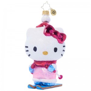 Sanrio Hello Kitty x Christopher Radko Handmade (Aspen Adventure) Sanrio Characters Glasses USA | VFDIW-9516