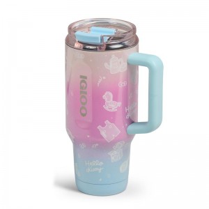 Sanrio Hello Kitty x Igloo 50th Anniversary 32oz Flip ‘n’ Sip Travel Sanrio Characters Mug USA | WQUCA-3429