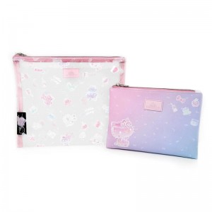 Sanrio Hello Kitty x Impressions Vanity 50th Anniv. Slim Set Sanrio Characters Pouch USA | WMARV-6409