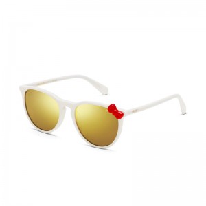 Sanrio Hello Kitty x MVMT Ingram Sun(Glossy White) Sanrio Characters Sunglasses USA | AXMFY-2943