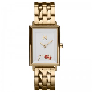 Sanrio Hello Kitty x MVMT Signature Square (Yellow Gold) Sanrio Characters Watch USA | KWDPB-9521