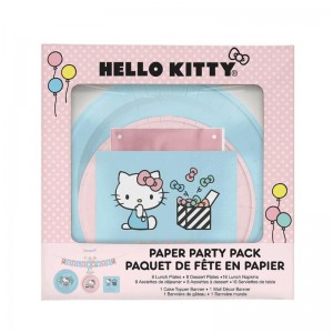 Sanrio Hello Kitty x Studio Oh! Happy Birthday Paper Sanrio Characters Party Pack USA | PNZAV-6138