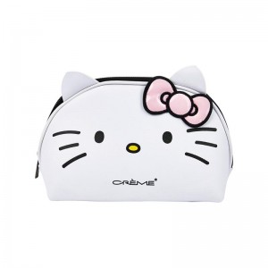 Sanrio Hello Kitty x The Crème Shop Dome Makeup Travel (Pink) Sanrio Characters Pouch USA | XTYRF-6487