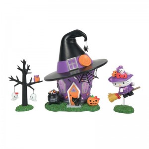 Sanrio Hello Kitty's Halloween Witch Tower Set Sanrio Characters Figurine USA | SZGUA-7564