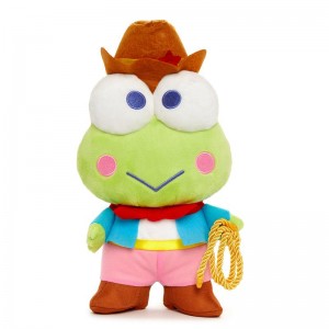 Sanrio Keroppi 10" Western Rodeo Plush Sanrio Characters Plushies USA | RULGF-4283