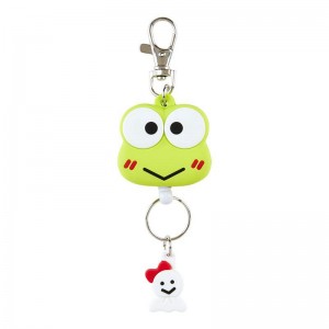 Sanrio Keroppi Bestie Face Reel Accessories Keychain USA | ZNFPC-8537