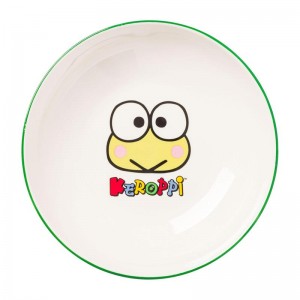 Sanrio Keroppi Ceramic Dinner Bowl (Snacktime) Sanrio Characters Bowl USA | EALNO-3574