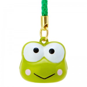 Sanrio Keroppi Mini Mascot Bell Charm Accessories Keychain USA | KTIGZ-2169