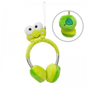 Sanrio Keroppi Plush Headphones Sanrio Characters Bag Charm USA | IMBPH-6237