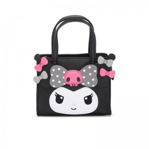 Sanrio Kuromi 2-Way Mini Black (Dainty Doll Series) Sanrio Characters Handbag USA | NUISH-3028