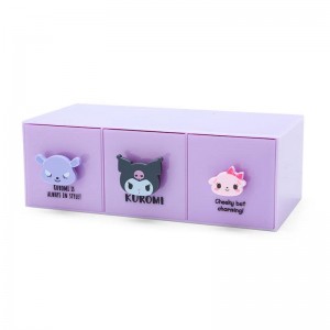 Sanrio Kuromi 3-Tier Besties Stacking Sanrio Characters Containers USA | KWSCZ-5648