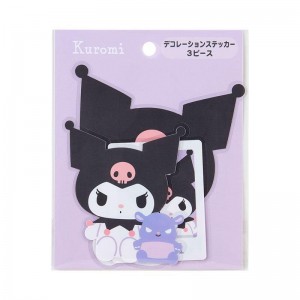 Sanrio Kuromi 3-pc Dress Your Tech Sanrio Characters Sticker Set USA | XQMZV-5687