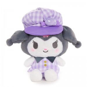 Sanrio Kuromi 8" Plush (Gingham Series) Sanrio Characters Plushies USA | QEAJK-4321