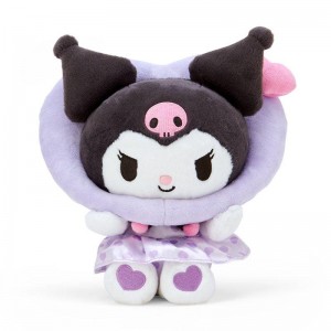 Sanrio Kuromi 9" Plush (Big Heart Series) Sanrio Characters Plushies USA | FCAXS-9720