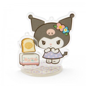 Sanrio Kuromi Acrylic and Stand (Retro Room Series) Sanrio Characters Keychain USA | BPNMC-7286