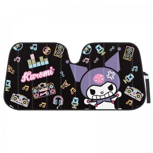 Sanrio Kuromi Car (Neon Party) Sanrio Characters Sun Shade USA | OYRZB-7310