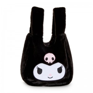 Sanrio Kuromi Classic Plush Sanrio Characters Tote USA | TVMOW-1053