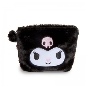 Sanrio Kuromi Classic Plush Zipper Bags Pouch USA | RZJBQ-2017