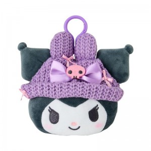 Sanrio Kuromi Cozy Mascot Accessories Keychain USA | AWBES-6547