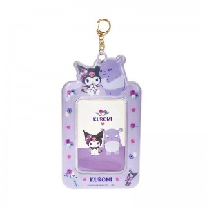 Sanrio Kuromi ID (Charming Florals Series) Sanrio Characters Badge USA | UPXKZ-9710