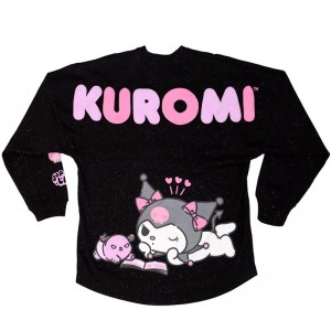 Sanrio Kuromi JapanLA Glitter Spirit Apparel Jersey USA | PYNFW-7603