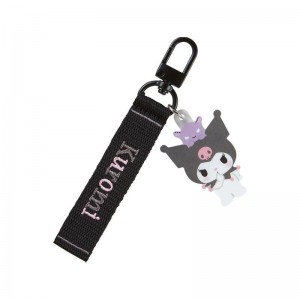 Sanrio Kuromi Logo (Sanrio Character Award Series) Accessories Keychain USA | LBQDM-7840