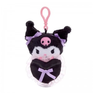 Sanrio Kuromi Lovely Ribbons Mascot Accessories Keychain USA | ZJPMO-8956