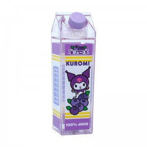 Sanrio Kuromi Milk Carton (Blueberry) Sanrio Characters Water Bottle USA | ELUXW-2387