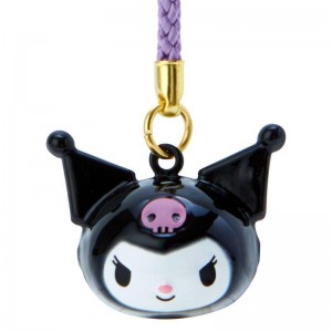 Sanrio Kuromi Mini Mascot Bell Charm Accessories Keychain USA | GTECQ-3087