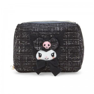 Sanrio Kuromi Mini Zipper (Winter Tweed Series) Sanrio Characters Pouch USA | VMYJS-8026