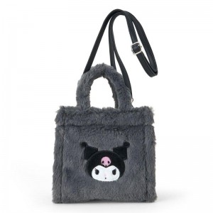 Sanrio Kuromi Plush 2-Way Mini Sanrio Characters Tote USA | UWZYI-5614