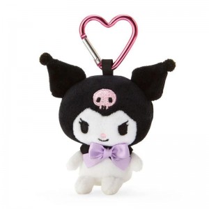 Sanrio Kuromi Plush Mascot All My Heart Sanrio Characters Keychain USA | VNPKC-1357